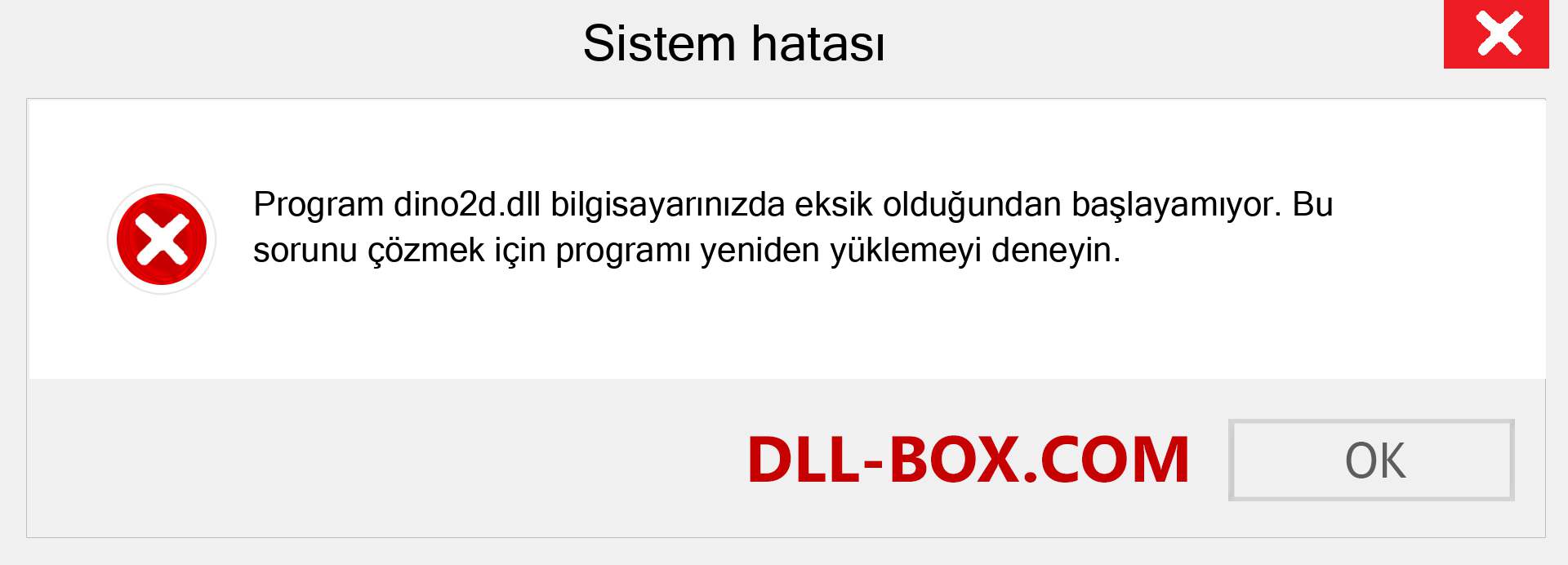 dino2d.dll dosyası eksik mi? Windows 7, 8, 10 için İndirin - Windows'ta dino2d dll Eksik Hatasını Düzeltin, fotoğraflar, resimler